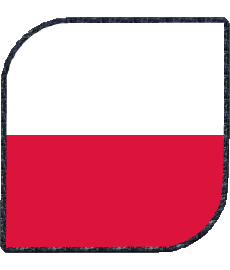 Drapeaux Europe Pologne Carré 