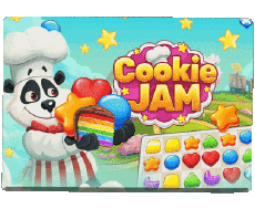 Multimedia Videospiele Cookie Jam Logo - Symbole 