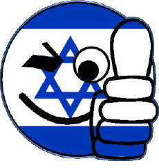 Flags Asia Israel Smiley - OK 