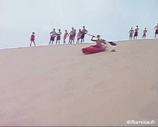 Umorismo -  Fun Sportivo Canoa Kayak Cadute - Fail 