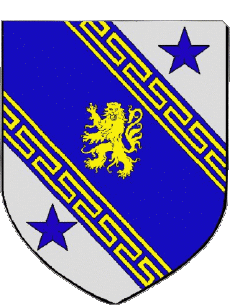 Blasone-Bandiere Francia Dipartimenti - Città 10 ROSIERES PRES TROYES Blasone