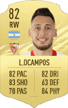 Multimedia Videogiochi F I F A - Giocatori carte Argentina Lucas Ocampos 