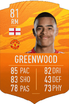 Multi Media Video Games F I F A - Card Players England Mason Greenwood 