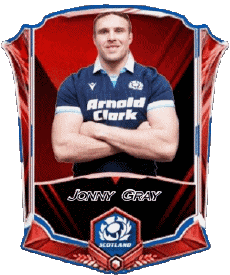 Sports Rugby - Players Scotland Team 2025 Jonny Gray 
