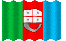 Bandiere Europa Italia Liguria Sventola 