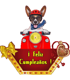 Messagi Spagnolo Feliz Cumpleaños Animales 010 