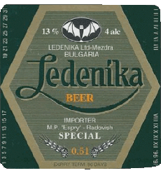 Getränke Bier Bulgarien Ledenika 