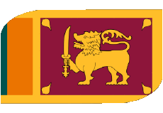 Bandiere Asia Sri Lanka Rettangolo 