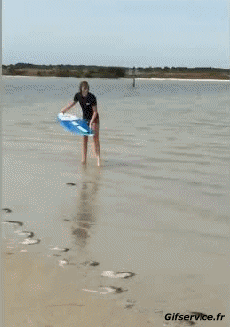 Humor -  Fun Sports Skim board Falls - Fail 