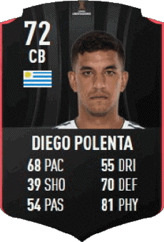 Multimedia Videospiele F I F A - Karten Spieler Uruguay Diego Polenta 