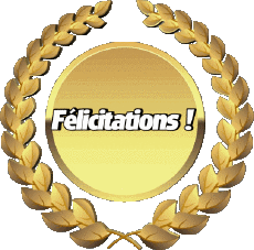 Mensajes Francés Félicitations 10 