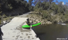 Umorismo -  Fun Sportivo Canoa Kayak Cadute - Fail 