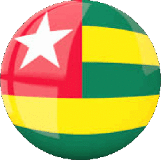 Flags Africa Togo Rond 