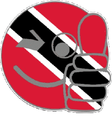 Banderas América Trinidad y Tobago Smiley - OK 
