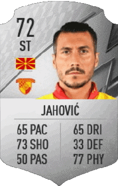 Multimedia Vídeo Juegos F I F A - Jugadores  cartas Macedonia Adis Jahovic 