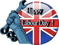 Messages Anglais Happy Labour Day U.K 