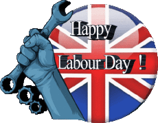 Messagi Inglese Happy Labour Day U.K 