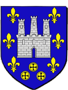 Blason-Drapeaux France Départements - Villes 24 DOMME 