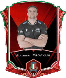 Sportivo Rugby - Giocatori Italia Edoardo Padovani 