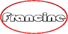 Vorname WEIBLICH - Frankreich F Francine 