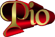 Vorname MANN - Italien P Pio 