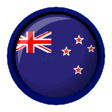Fahnen Ozeanien Neuseeland Rund - Ringe 