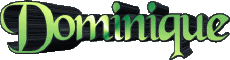 Vorname WEIBLICH - Frankreich D Dominique 