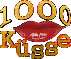 Messages Allemand Küsse 1000 