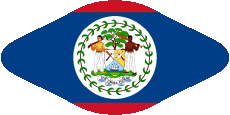 Banderas América Belice Diverso 