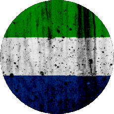 Bandiere Africa Sierra Leone Tondo 