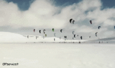 Humor - Fun Deportes Snowboard con cometa Fun - Win 