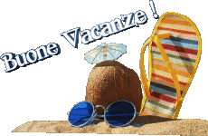 Mensajes Italiano Buone Vacanze Fondo transparente 14 
