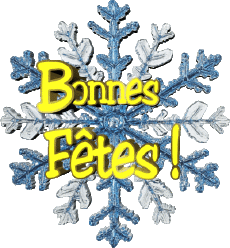 Messages French Bonnes Fêtes (Noël) Serie 18 