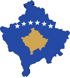 Banderas Europa Kosovo Mapa 