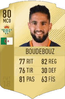 Multi Média Jeux Vidéo F I F A - Joueurs Cartes Algérie Ryad Boudebouz 