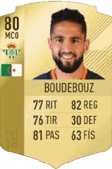 Multimedia Videospiele F I F A - Karten Spieler Algerien Ryad Boudebouz 