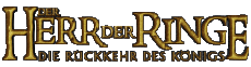 Multimedia V International Der Herr der Ringe Die Ruckkehr des Konigs Deutsches Logo 