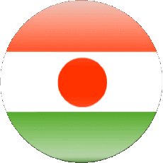 Flags Africa Niger Round 