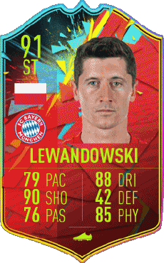 Multi Média Jeux Vidéo F I F A - Joueurs Cartes Pologne Robert Lewandowski 