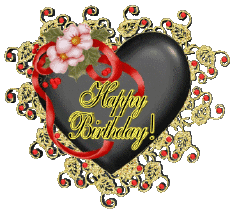 Messages Anglais Happy Birthday Heart 004 