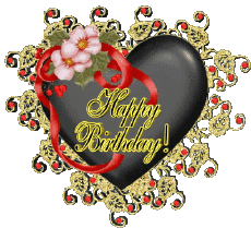 Nachrichten Englisch Happy Birthday Heart 004 