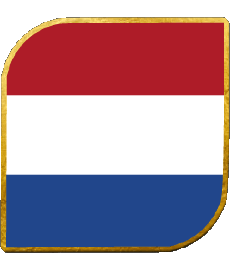 Bandiere Europa Paesi Bassi Quadrato 