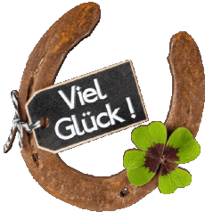 Messagi Tedesco Viel Glück Sfondo trasparente 02 