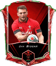 Sports Rugby - Joueurs Pays de Galles Dan Biggar 