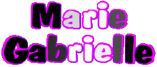 Prénoms FEMININ - France M Composé Marie Gabrielle 