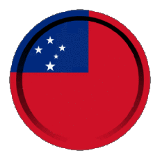 Drapeaux Océanie Samoa Rond - Anneaux 