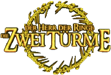 Multimedia Películas Internacional El Señor de los Anillos Las Do Torres Logotipo Alemán 
