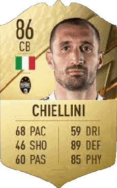 Multi Media Video Games F I F A - Card Players Italy Giorgio Chiellini 
