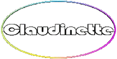Nombre FEMENINO - Francia C Claudinette 