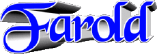 First Names MASCULINE -  UK - USA - IRL - AUS - NZ F Farold 
